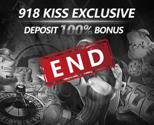 918Kiss Exclusive Deposit 100 Bonus 495×400